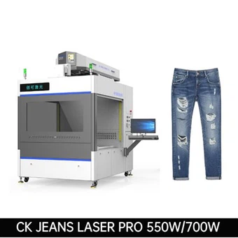 CK denim jeans lasermarkeringsmaskin proffs
