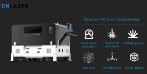 CO 2  Laserskärmaskin för sandpapper